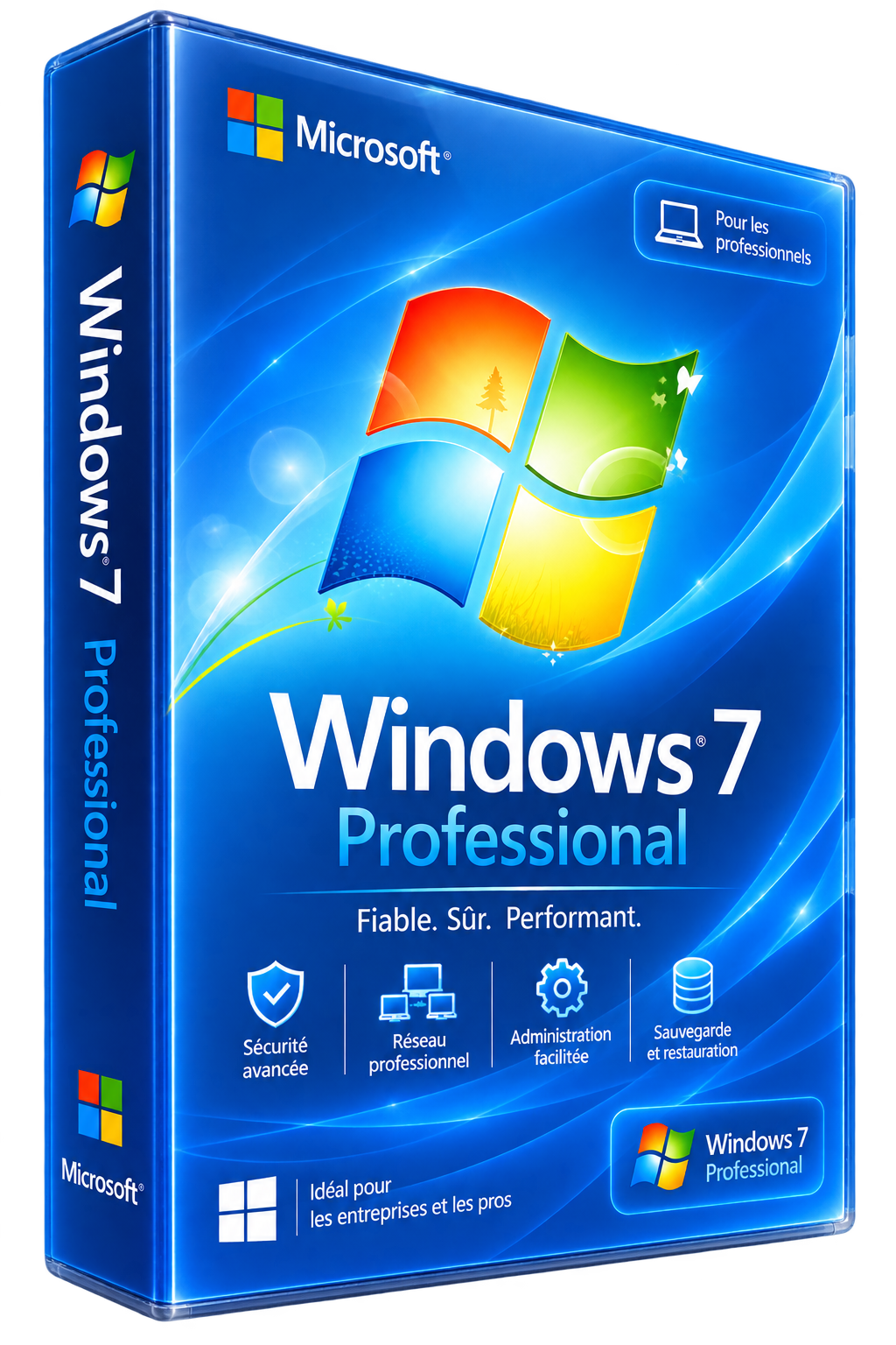 Licence Windows 7 Professionnel – Clé Officielle à Vie