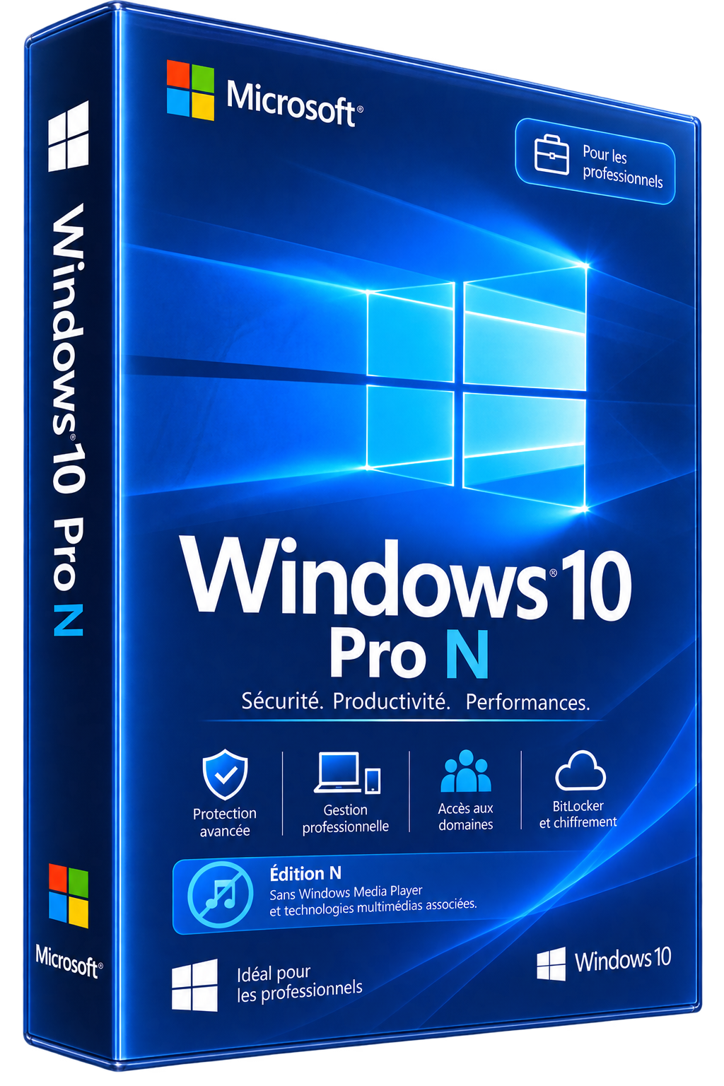 Licence Windows 10 Professionnel N