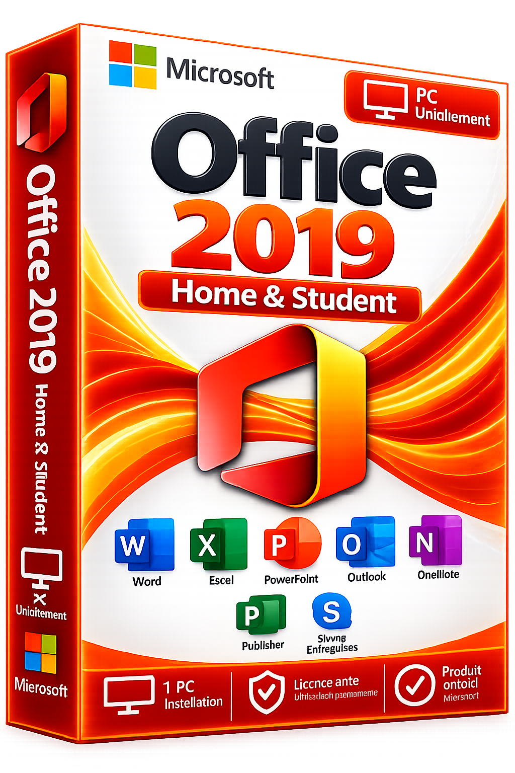 Licence Microsoft Office 2019 Famille et Étudiant – Clé Officielle pour PC
