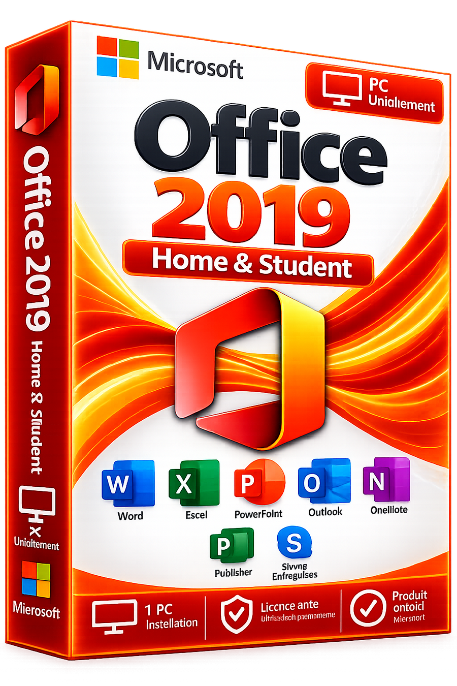 Licence Microsoft Office 2019 Famille et Étudiant – Clé Officielle pour PC