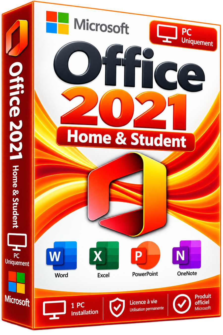 Licence Microsoft Office 2021 Famille et Étudiant