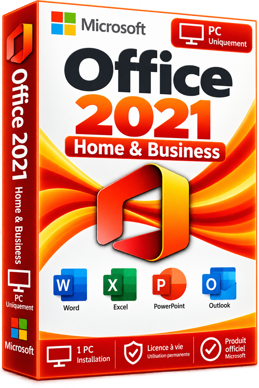 Licence Office 2021 Famille et Petite Entreprise PC