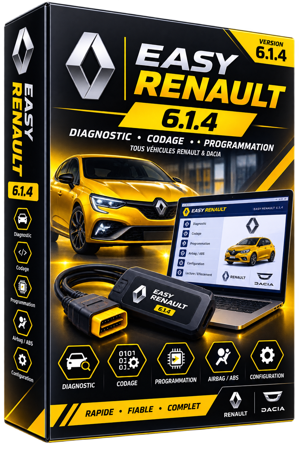 Easy Renault 6.1.4 – Interface diagnostic codage programmation Renault Dacia