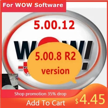 WOW V5.00.12/5.00.8 R2 logiciel multilingue avec Keygen pour outil de Diagnostic de voitures multi-diag Tcs